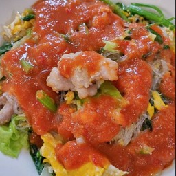 สุกี้แห้งไก่