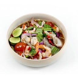 ยำกุ้งสองใจน้ำปลาร้า