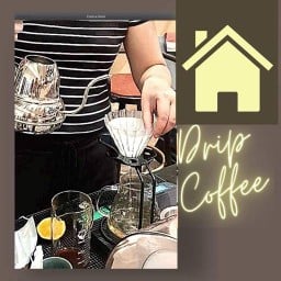 HomeDrip Coffee และขนมปังปิ้ง