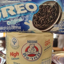 นมหมีปั่น โอริโอ้