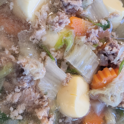 ต้มจืดเต้าหู้หมูสับ (กับข้าว)