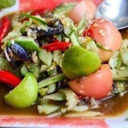 ส้มตำแตงปูปลาร้า