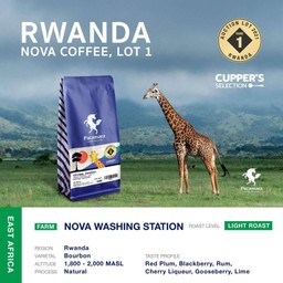 RWANDA GICUMBI NOVA COFFEE AUCTION LOT 2021 RANK 1 NATURAL PROCESS