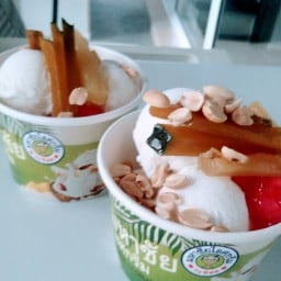 ป๋องแป้งไอศกรีมกะทิสด.ไอติมมหาชัย ไอศกรีมมหาชัย.