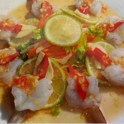 กุ้งแช่น้ำปลา