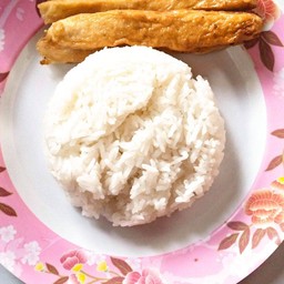 ข้าวหมูยอทอด