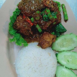 พริกแกงปลากระพงราดข้าว