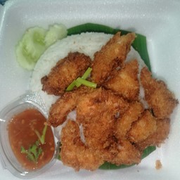 ชุดคู่ฝาแฝดข้าวไก่กรอบ2กล่อง