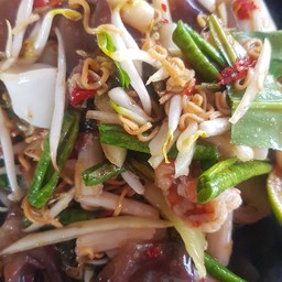 ตำป่าไวไว+กุ้งสด