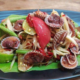 ตำหอยแครง