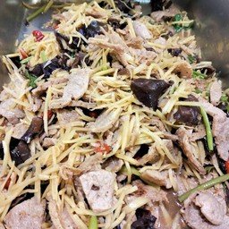 ผัดพริกขิงเจ + ข้าว