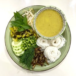 ขนมจีน ร้านขะ-หนม-จีน-ณ-คอน ตลาดใหม่ดอนเมือง