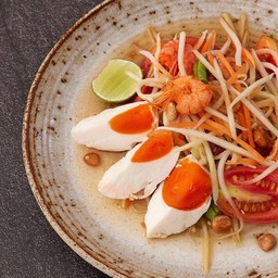 ส้มตำไข่เค็ม