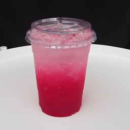 น้ำแดงมะนาวโซดา Red with Lemon + Soda