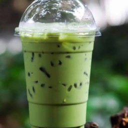 ชาเขียวนมสด(แยกน้ำแข็ง)