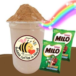 นมหมีปั่นไมโลภูเขาไฟ