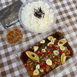 ข้าวเซตกุ้งดองซีอิ๋ว