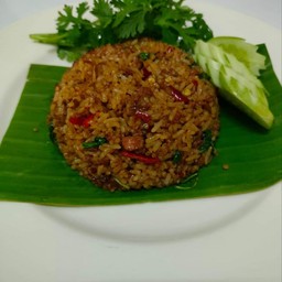 ข้าวกระเพราคลุก