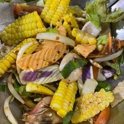 ยำข้าวโพดธรรมดาไม่ใส่ทะเล