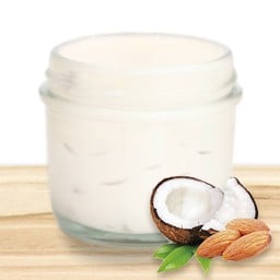 โยเกิร์ตมะพร้าวอัลมอนด์ coconut almond yogurt
