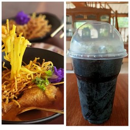 ข้าวซอยและโอเลี้ยง