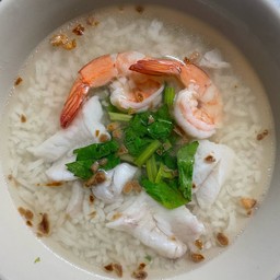 ข้าวต้มปลา+กุ้ง