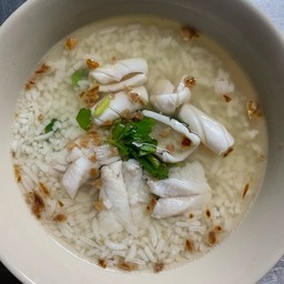 ข้าวต้มปลา+ปลาหมึก