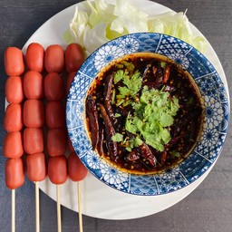 ไส้กรอกแดงปิ้ง