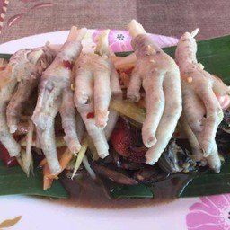 ตำตีนไก่