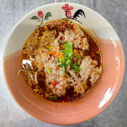 ก๋วยเตี๋ยวต้มยำมะนาวหมูเด้ง