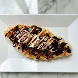 ครอฟเฟิลกล้วยหอมชอคโกแลต