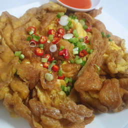 ไข่เจียวราดข้าว