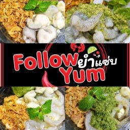 Follow Yum กุ้งแช่น้ำปลา-หอยนางรม หนองกุง
