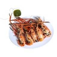 กุ้งก้ามกรามเผาครึ่งกิโล