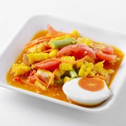 ตำข้าวโพดไข่เค็ม