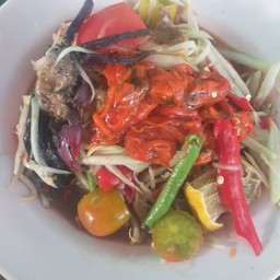 ตำหอยดอง(ไม่ใส่ปลาร้า)