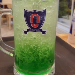 เขียวโซดาใหญ่ Green Syrup Soda(L)