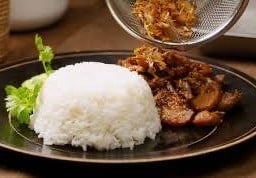 ข้าวไก่ทอดกระเทียม