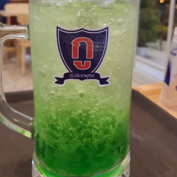 เขียวโซดาเล็ก Green syrup soda (S)