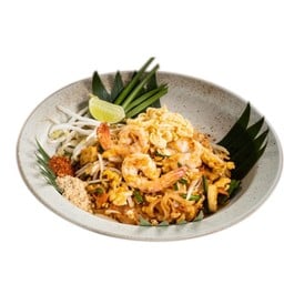 ผัดไทกุ้งสด