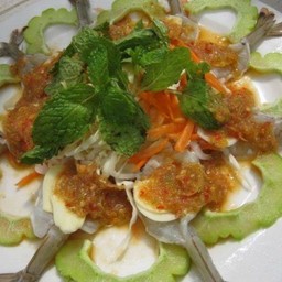 กุ้งแช่น้ำปลา.