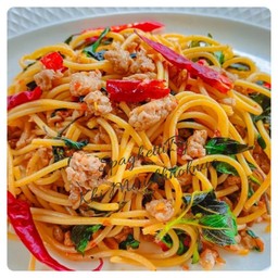 สปาเก็ตตี้ ผัดกะเพรา