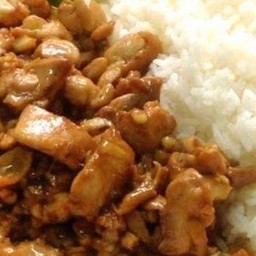 ข้าวไก่กระเทียม