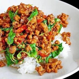 ข้าวกะเพราหมูสับ
