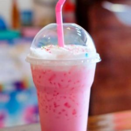 นมชมพูเย็น