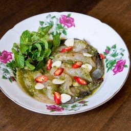 กุ้งแช่น้ำปลา Goong Chae Nam Pla