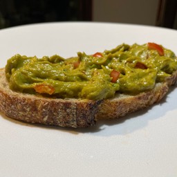 Guacamole on toast