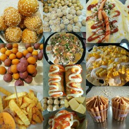 ปุ๊ปปั๊ปขนมทอด ซ.3 ขนมไข่นกกระทา วาฟเฟิลนมสด เนยกรอบ