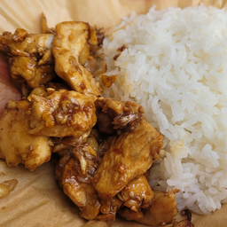 ข้าวไก่กระเทียม