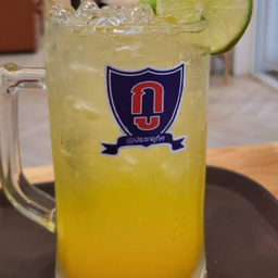 พีชโซดากรีนทีใหญ่Peach green tea soda(L)